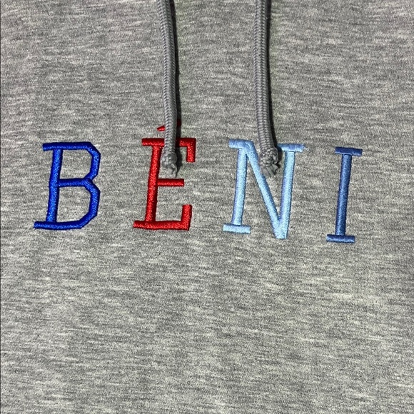 Gray Men's Hoodie - Picture 2 of 3